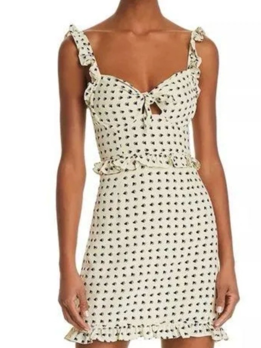 For Love and Lemons Sweetheart Mini Dress